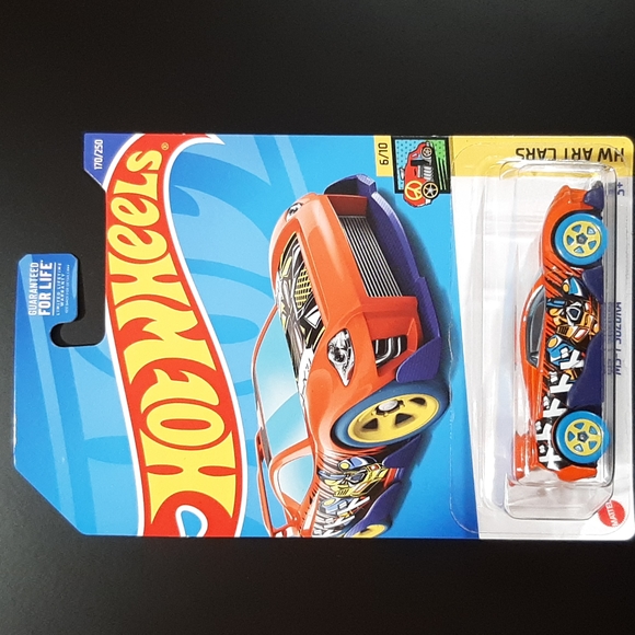 Hot Wheels MS-T Suzuka Orange 2022 HW Art Cars Collection Circuit Race Car - Picture 3 of 11